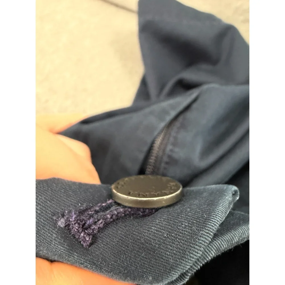Banana Republic Chino Core Temp Shorts Mens‎ 33 Navy Bermuda Minimalist Preppy